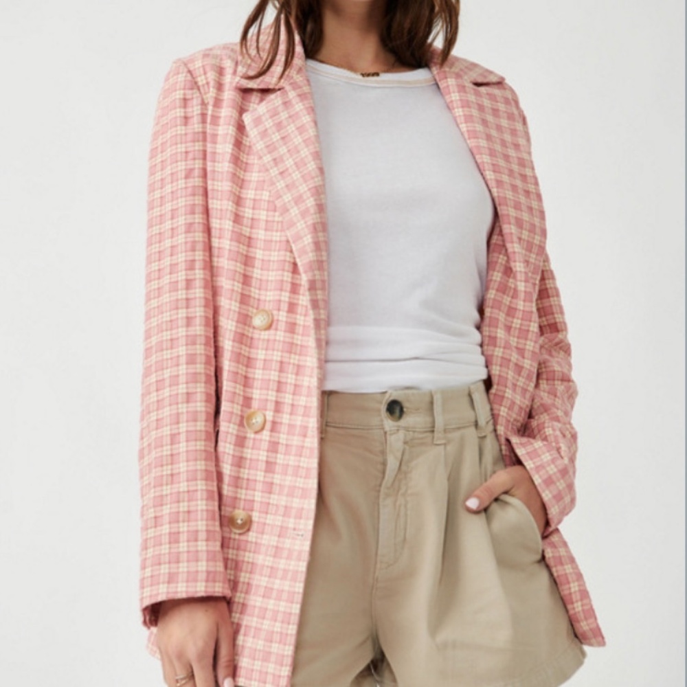 Olivia Plaid Blazer - Size Small